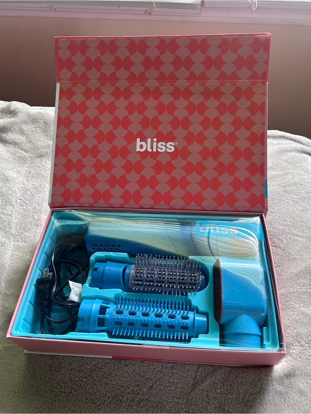 Bliss Teal and Coral 3-in-1 Hair Styler Set
